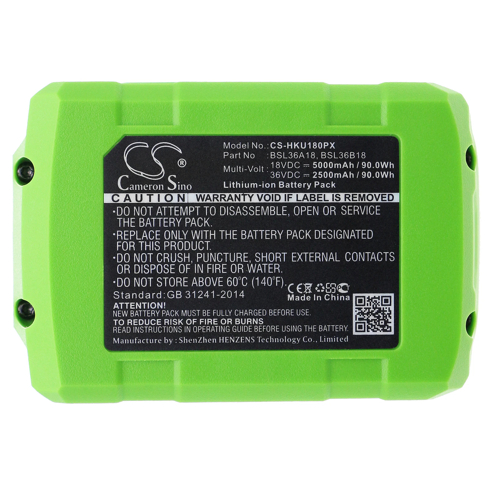 Batteri till Elverktyg för HiKOKI UB18DJL, UB18DJL(L0Z), WF18DSL m.fl., bild 5