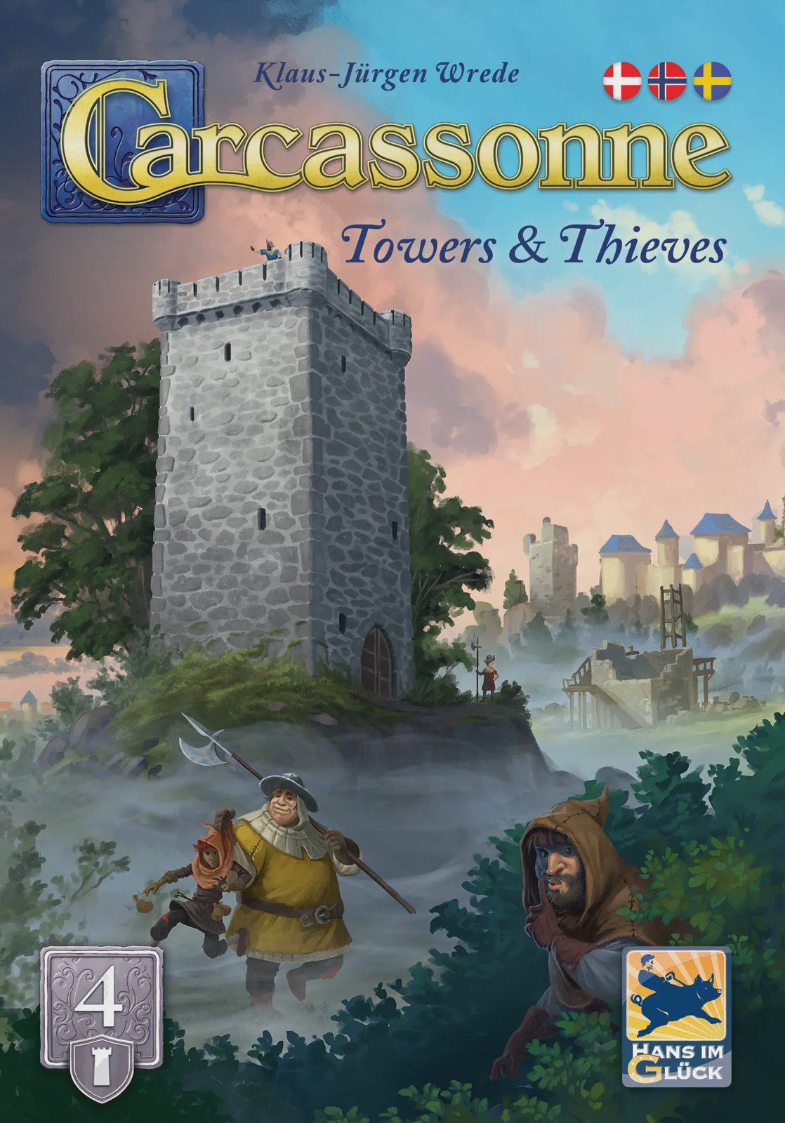 Carcassonne: Expansion 4 - Towers & Thieves expansion 2025 (svensk version), bild 4