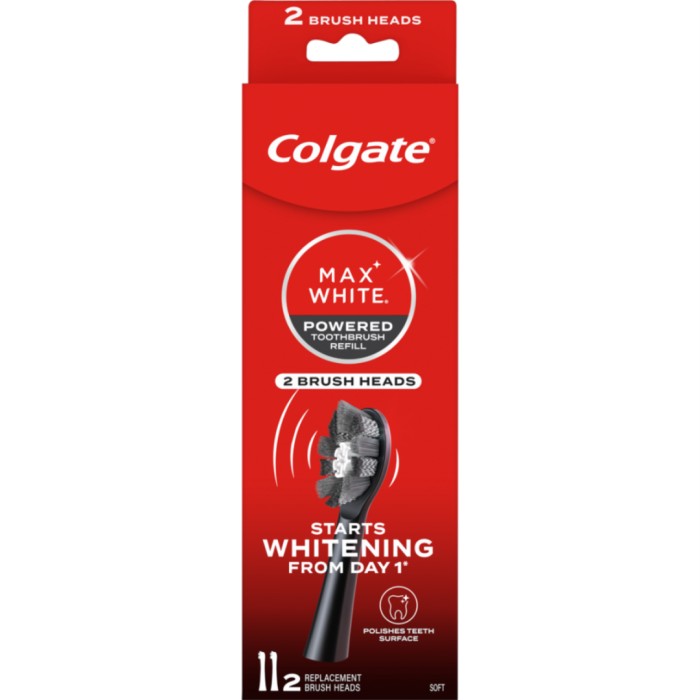 Colgate Refill till batteritandborste Max White