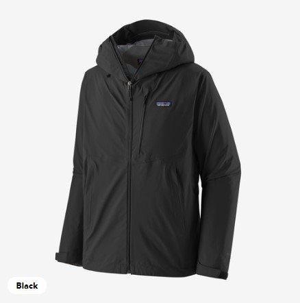 Patagonia M's Granite Crest Rain Jkt Black - M