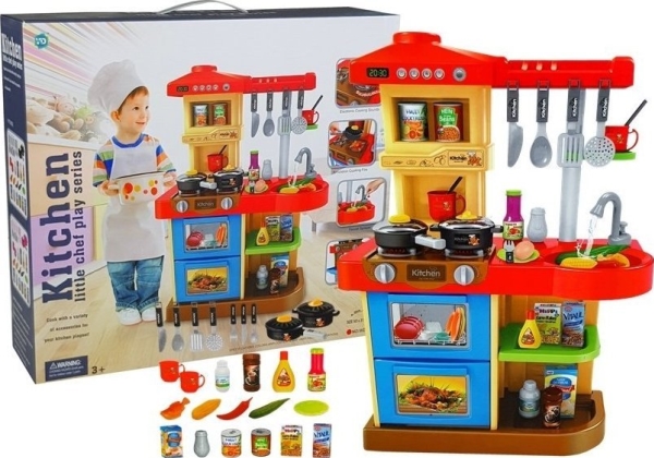 LeanToys kök för barn med ljud och ljus kran
