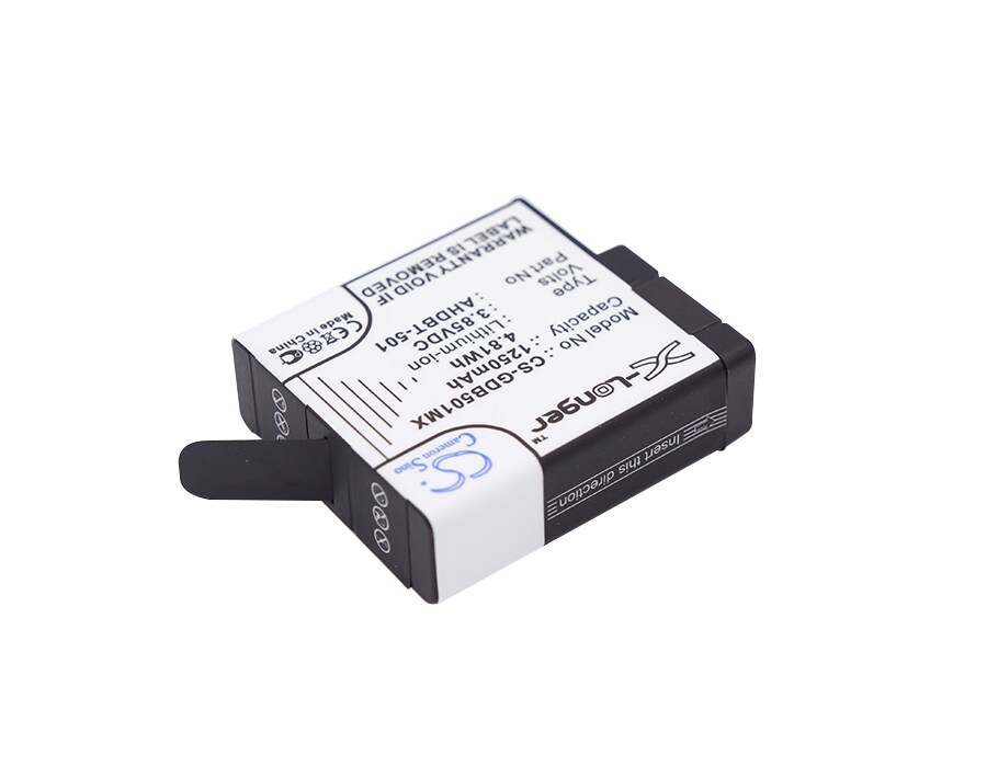 Batteri till Kamera för GoPro Hero 5, CHDHX-501, ASST1, bild 2