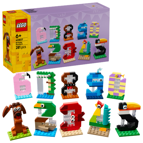LEGO Födelsedagssiffror 40807