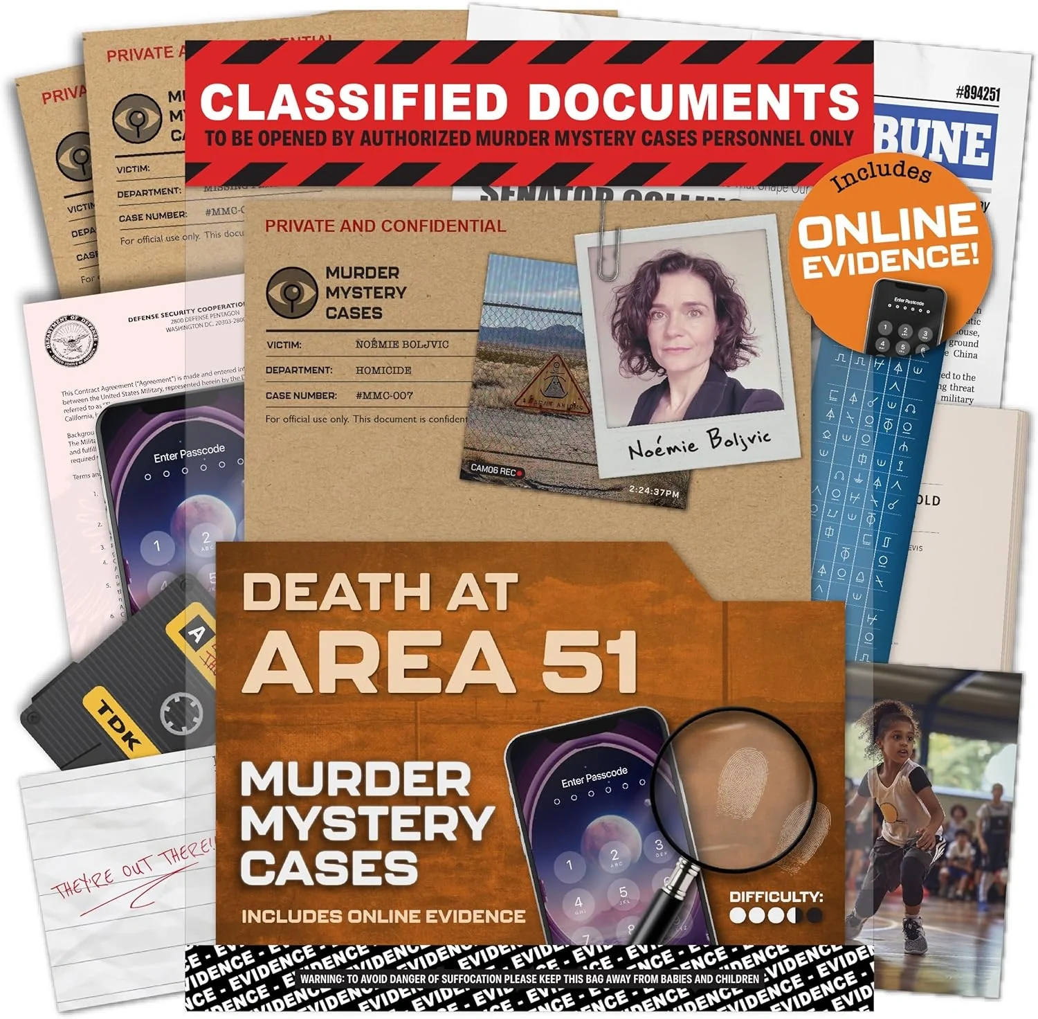 Murder Mystery Cases: Death at Area 51