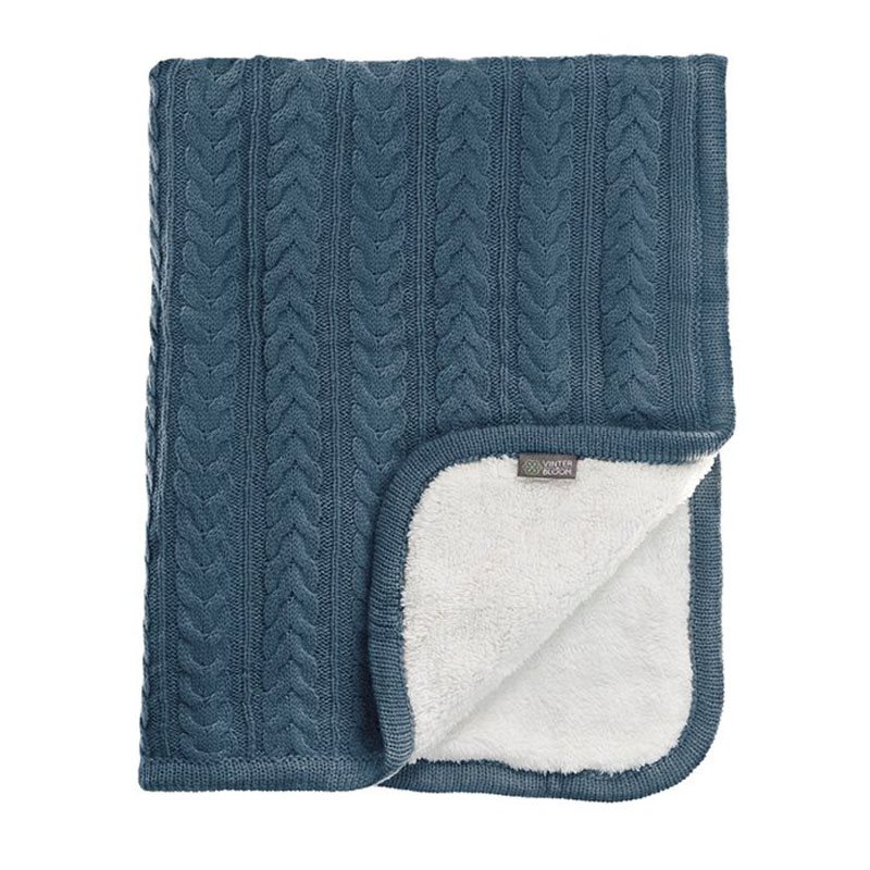 Vinter&Bloom filt Cuddly, storm blue