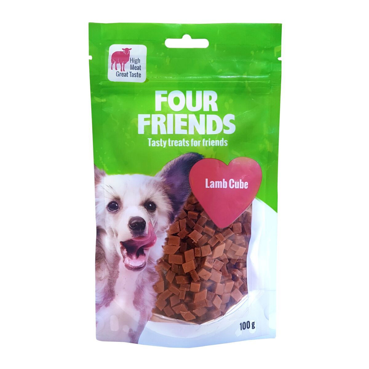 FourFriends Dog Lamb Cube 100 g