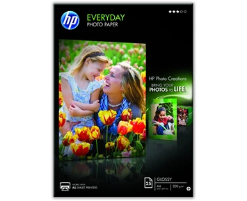 HP Everyday Glossy Photo Paper A4 200G (25)