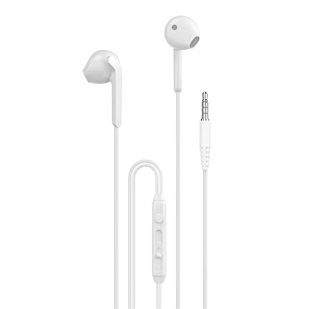 Dudao X3 In-Ear Headphones Wired 3.5mm Minijack - White