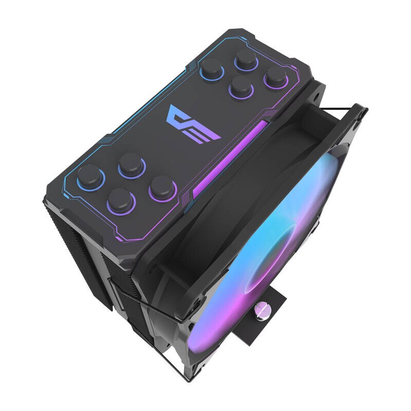 Darkflash Computer Radiator Z4 PRO MIST BLACK - CPU Luftkylare, bild 2