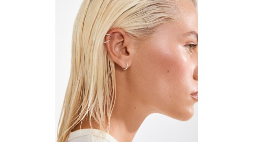 PILGRIM - ARIELLA Hoop Earrings 2-in-1 Set - Silver Plated - 10 and 12 mm, bild 3
