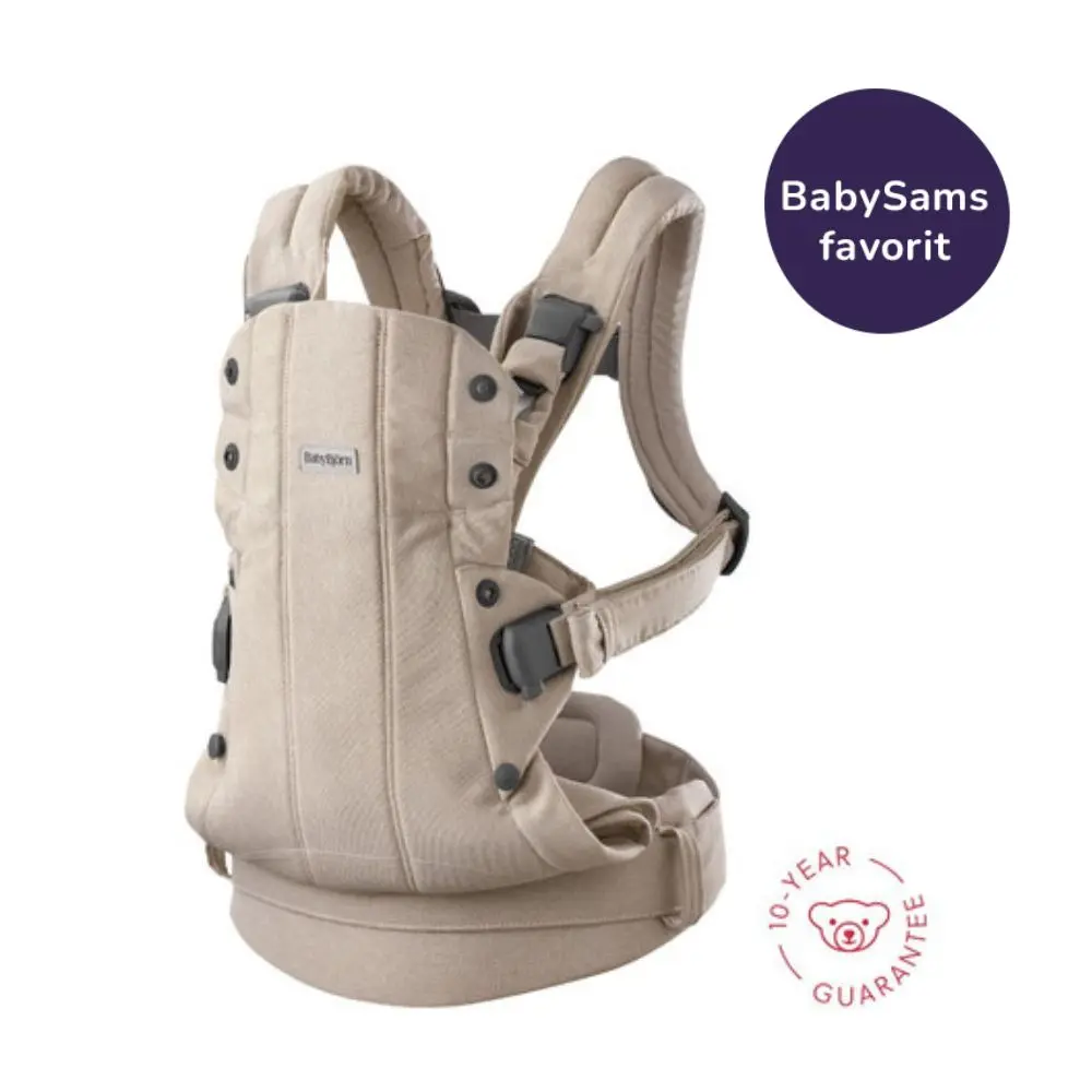 Babybjörn bärsele Harmony, vävd light beige, bild 2