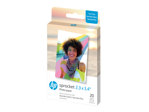 HP - Zink Paper For Sprocket Select 20 Pack 2,3x3,4", bild 2