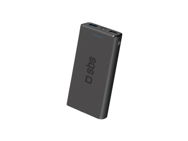 SBS Powerbank 10000 mAH, svart
