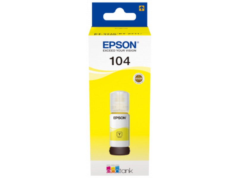 Epson T104 yellow EcoTank, gult bläck, bild 5