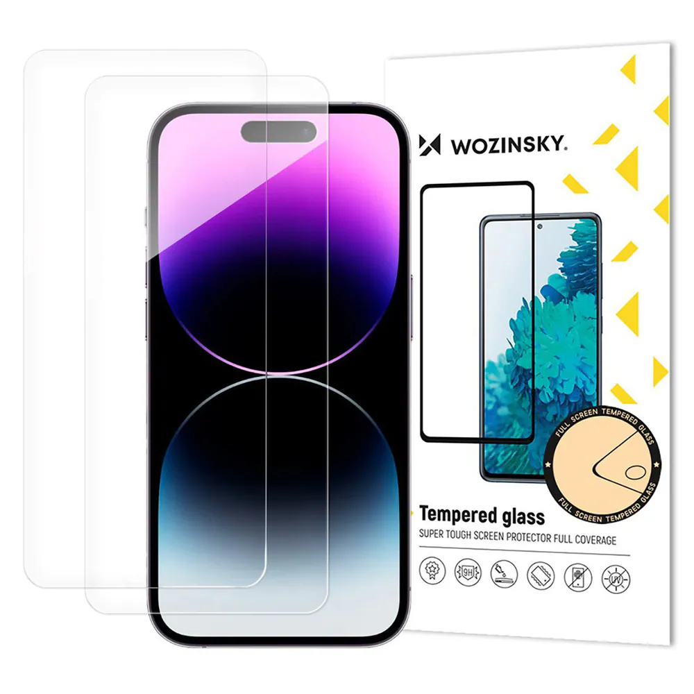 Wozinsky Härdat Skärmskydd till iPhone 17 Pro Max / 16 Pro Max 2-pack