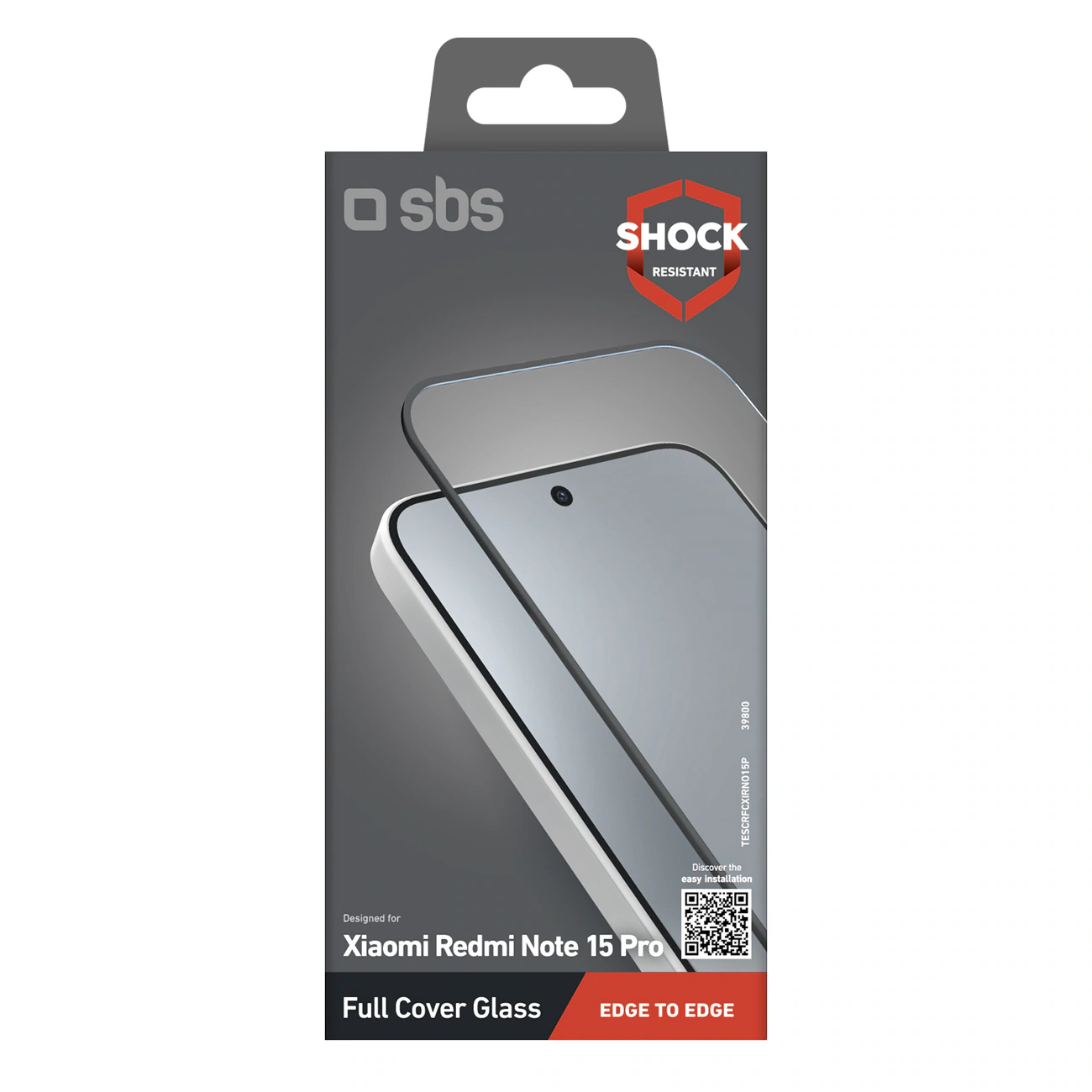 SBS helskydd härdat glas för Xiaomi Redmi Note 15 Pro, bild 2