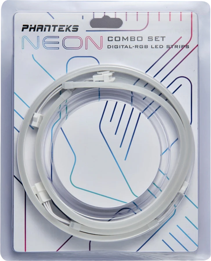 Phanteks Neon Digital RGB LED Strip Combo 2x40cm Vit, bild 2