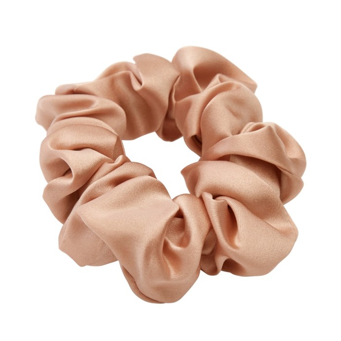 Lenoites Mulberry Silk Scrunchie Rose Gold 1 pcs
