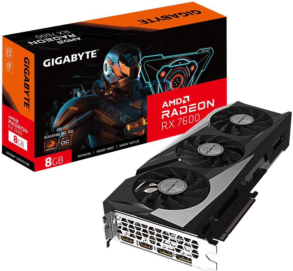 Gigabyte Radeon RX 7600 Gaming OC 8GB, bild 4