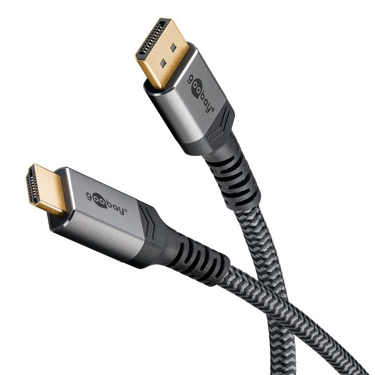 Goobay 78965, 2 m, DisplayPort, DisplayPort, Hankoppling, Hankoppling, 7680 x 4320 pixlar