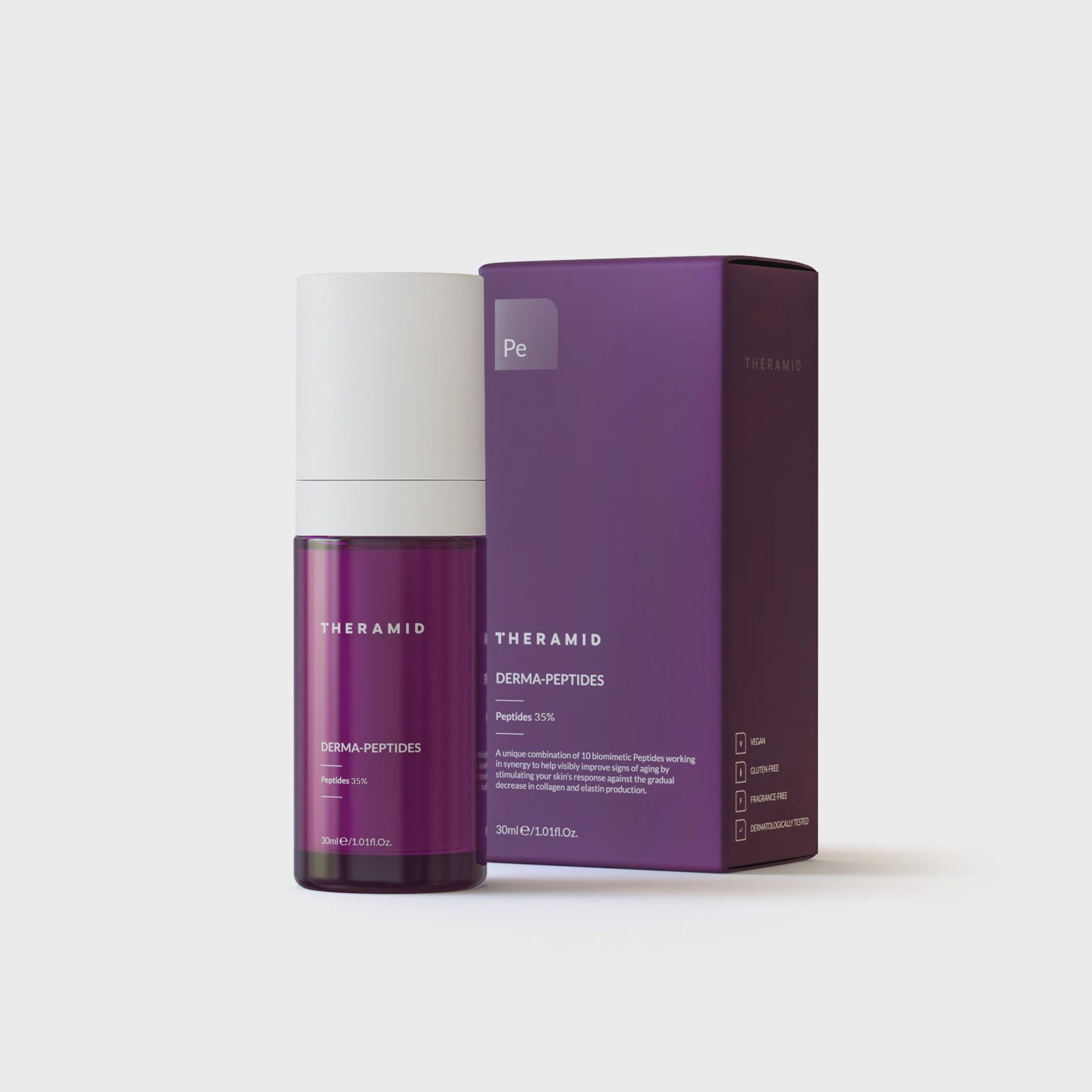 Niche Beauty Lab Theramid Derma-Peptides 35% Multi-Peptide Treatment 30 ml, bild 3