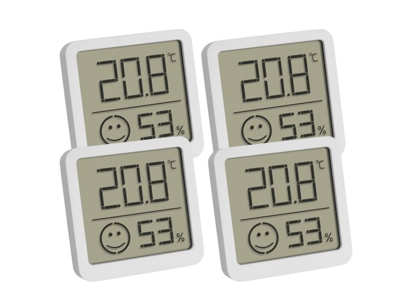 TFA Dostmann 30.5053.02.04 digital termohygrometer 4-pack vit