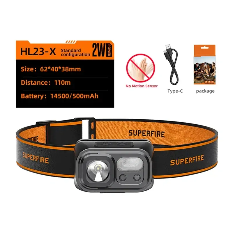 Superfire HL23-X pannlampa