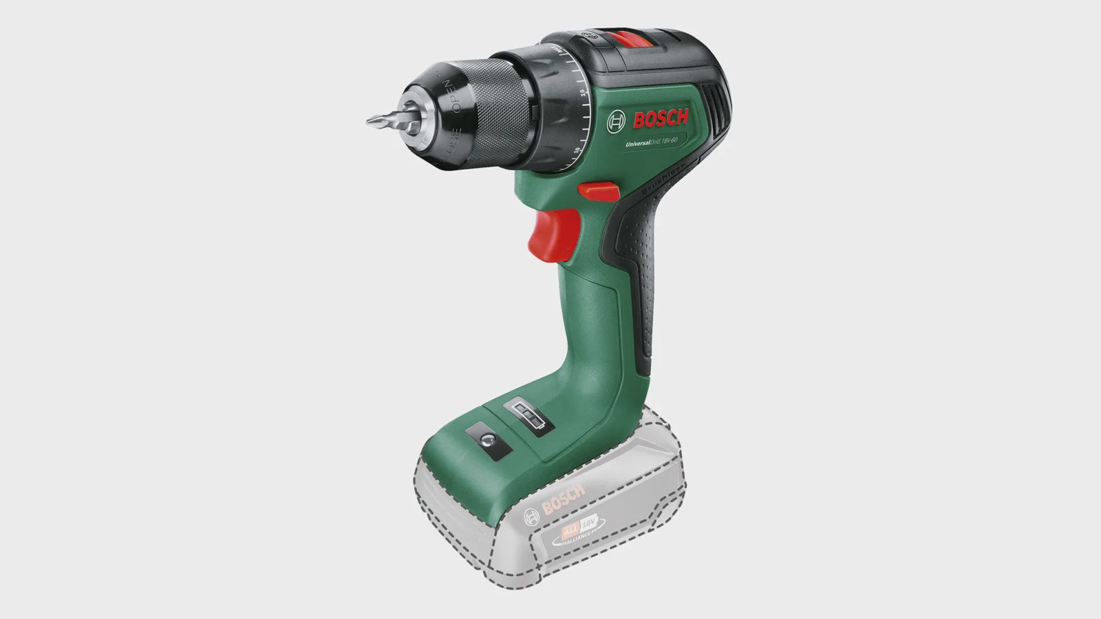 Bosch UniversalDrill 18V-60 - Utan batteri och laddare - SOLO