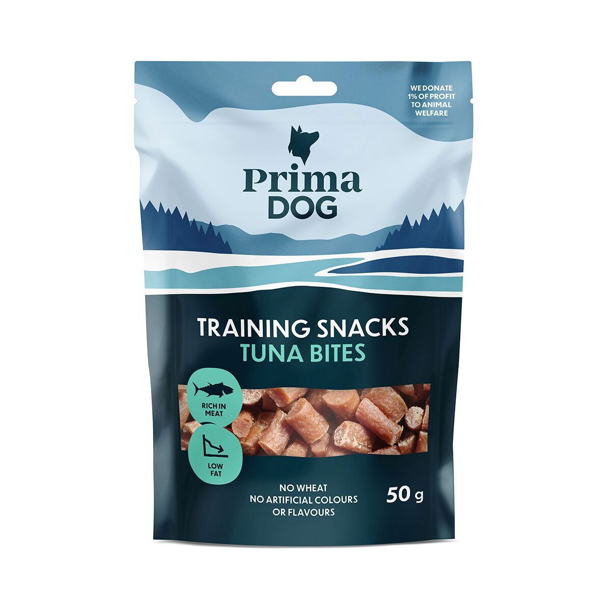 PrimaDog Meaty Treats Tuna Bites 100 g