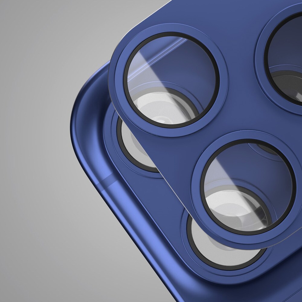 Etteri kameraskydd till iPhone 17 Pro - Blå / kameralinsskydd aluminium / linsskydd 9H glas, bild 2