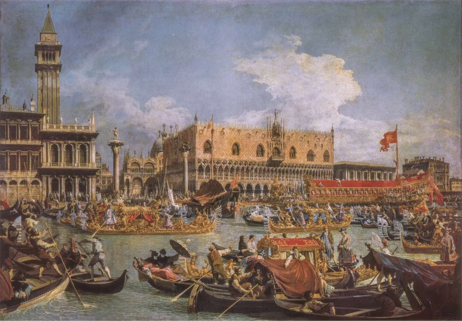 Clementoni Puslespil Museum Canaletto The return of the bucentaur at the molo.., 1000 brikker
