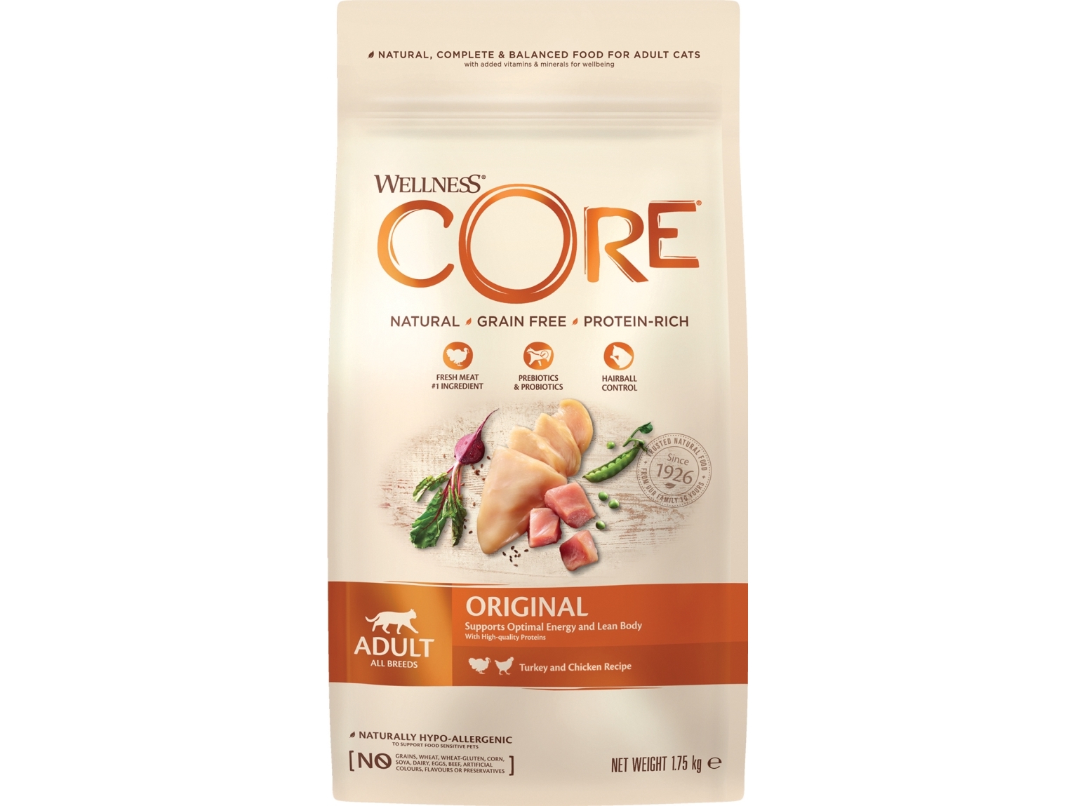 Caniwild CORE kattmat adult 1,75 kg Turkey with Chicken