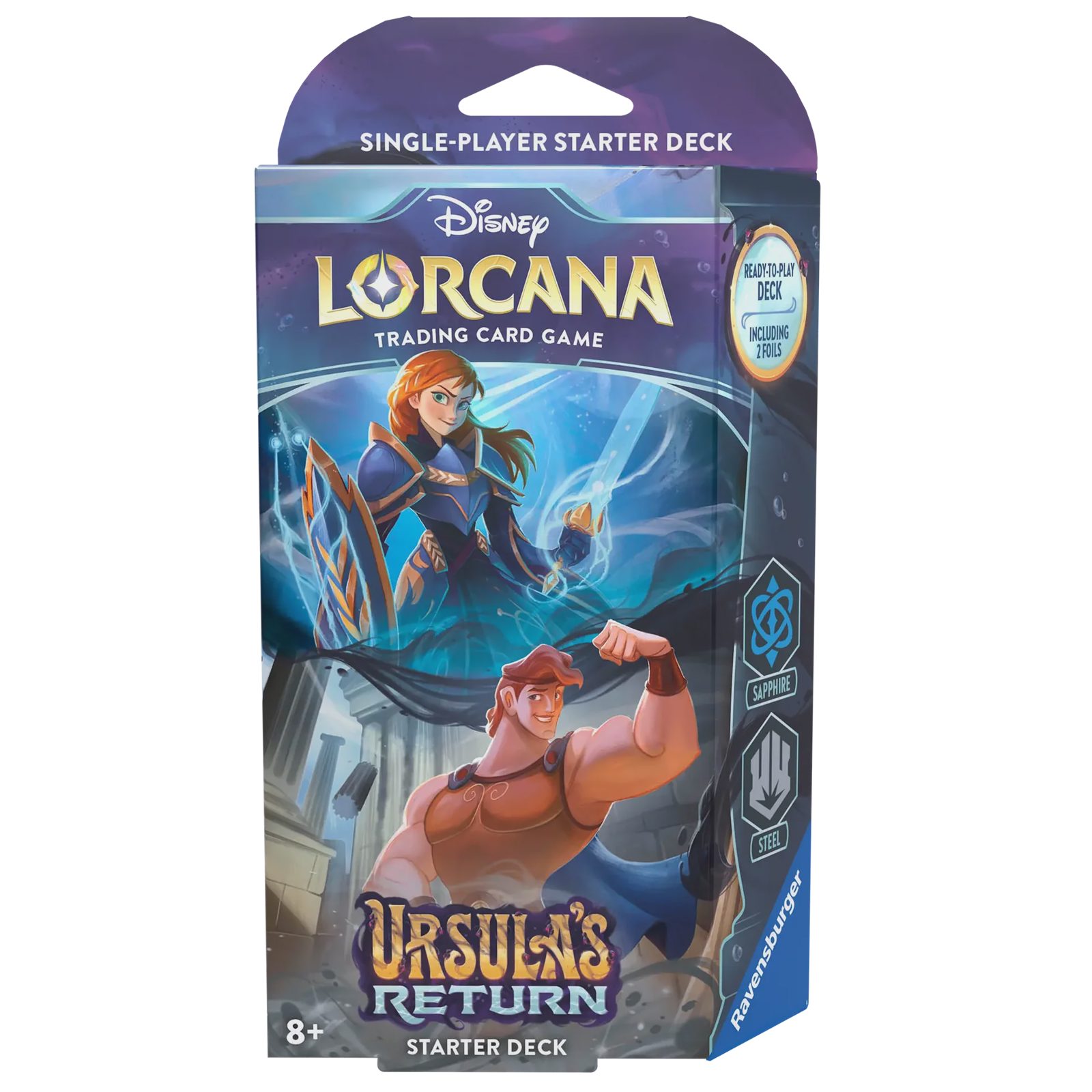 Disney Lorcana TCG: Ursula's Return Starter Deck - Anna & Hercules
