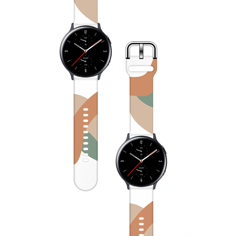 Armband Moro för Samsung Galaxy Watch 45 / 46 / 47 mm silikonarmband klockarmband - mönster 3, bild 2