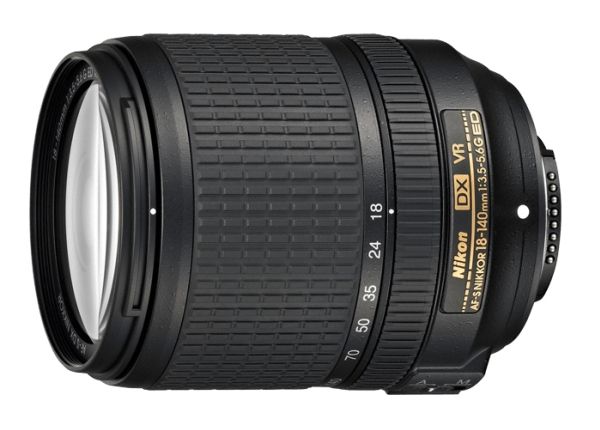 Nikon AF-S DX NIKKOR 18–140 mm f/3,5–5,6G ED VR-objektiv, Nikon F