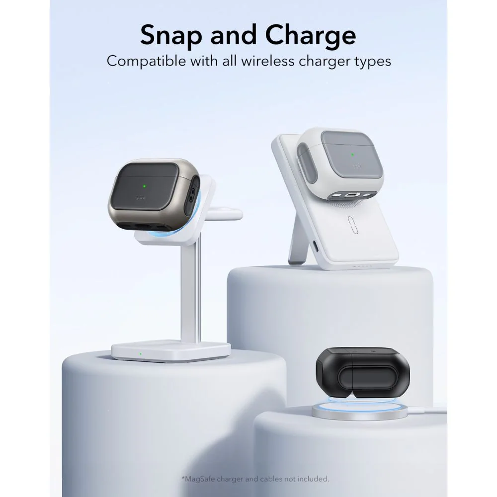 ESR Orbit HaloLock MagSafe-fodral för AirPods Pro 3 – vitt, bild 3