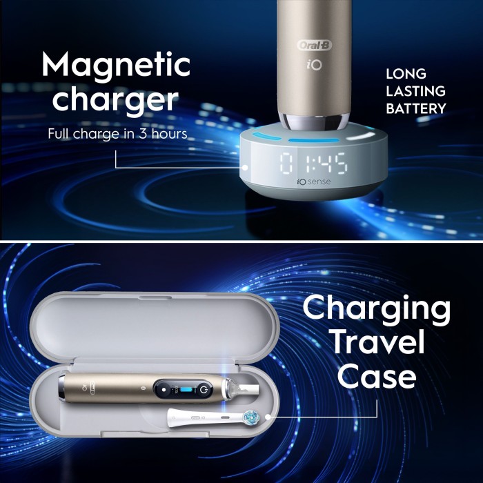 Oral-B iO10 Eclipse Gold eltandborste, bild 5