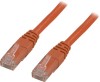Deltaco UTP Cat.6 patchkabel 1m, orange, bild 2