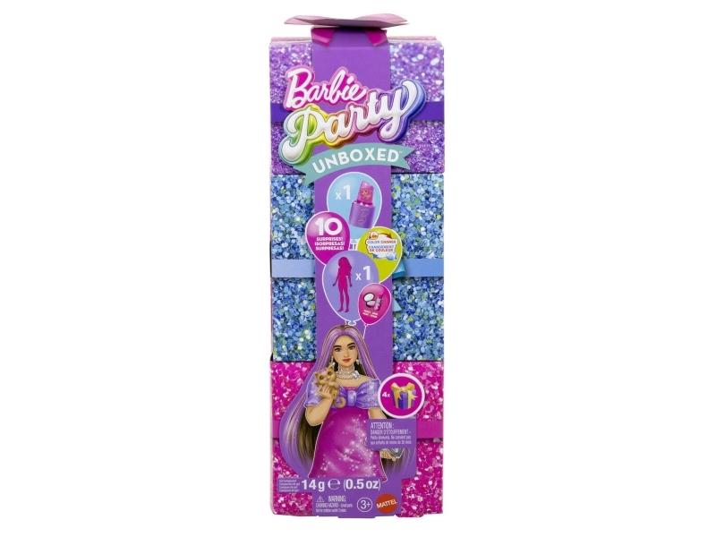 Barbie Glam Party Unboxed Pink Curvy Doll, bild 4
