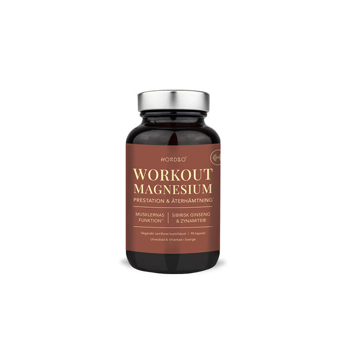 Nordbo WorkOut Magnesium, 90 kap 90 st, bild 3