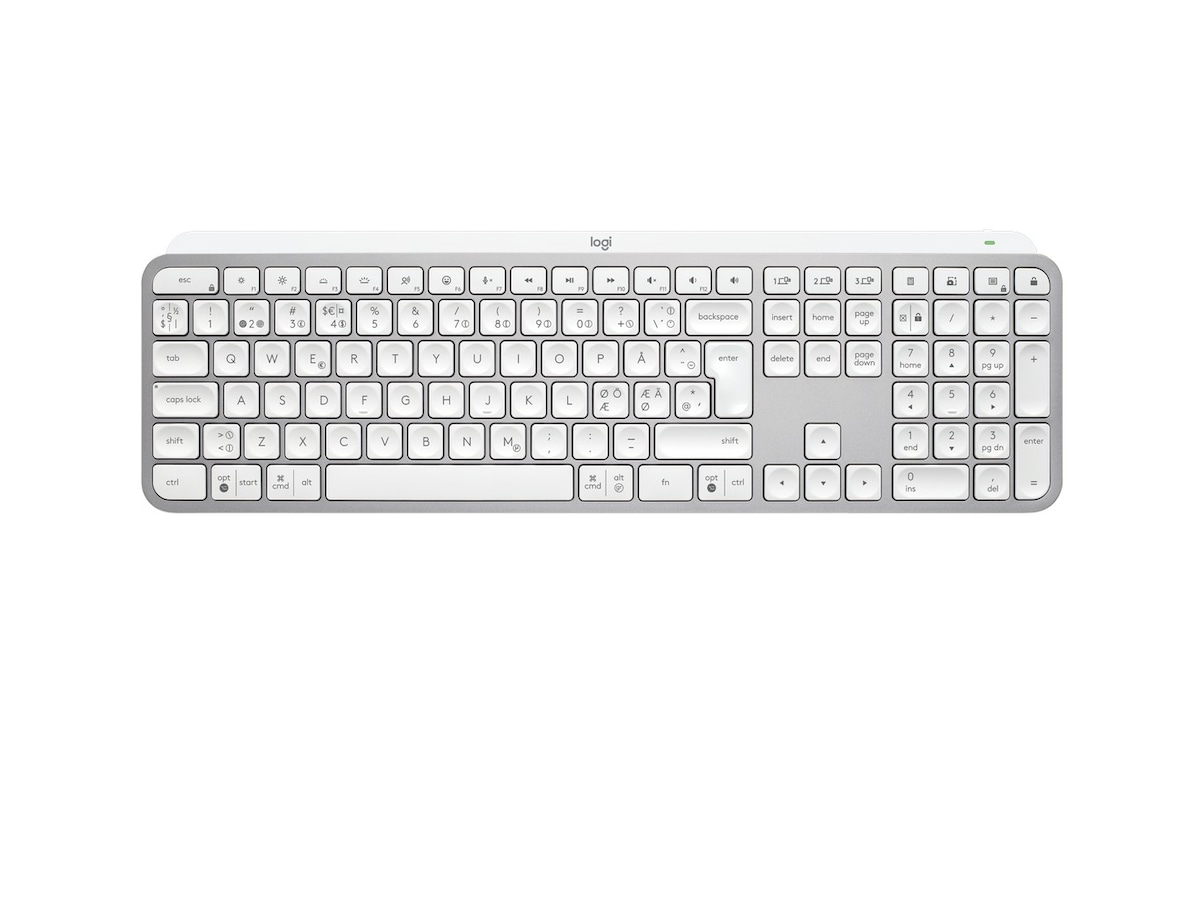 Logitech MX Keys S trådlöst tangentbord, ljusgrått