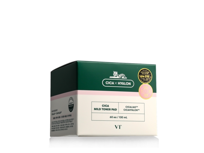 VT Cosmetics Cica Mild Toner Pad 60 pcs/130 ml