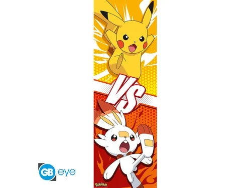 Pokemon Door Poster - Pikachu and Scorbunny - 53x158 cm, bild 2