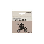 AddBaby Reflextejp 0,5m Svart, 1 st