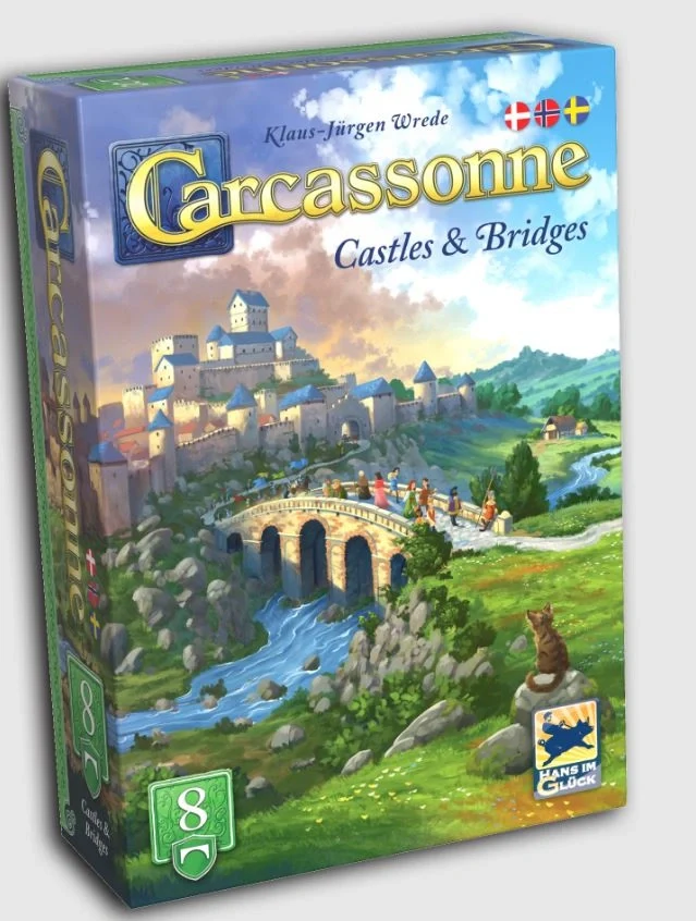 Carcassonne 3.0 - Castles & Bridges Expansion (Skandinavisk Version)
