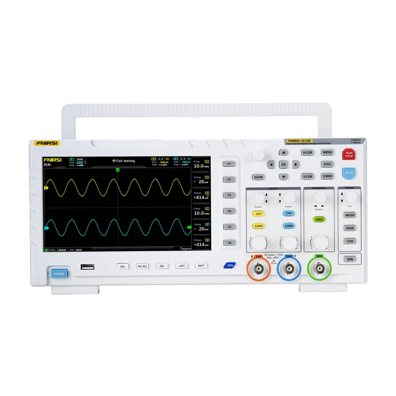 FNIRSI 1014D 2-i-1 oscilloskop signalgenerator