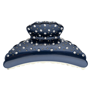 Dark Crystal Hair Claw X Large Navy Blue 1 pcs