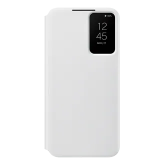 Samsung Clear View Galaxy S22 Plus fodral (vit), bild 3