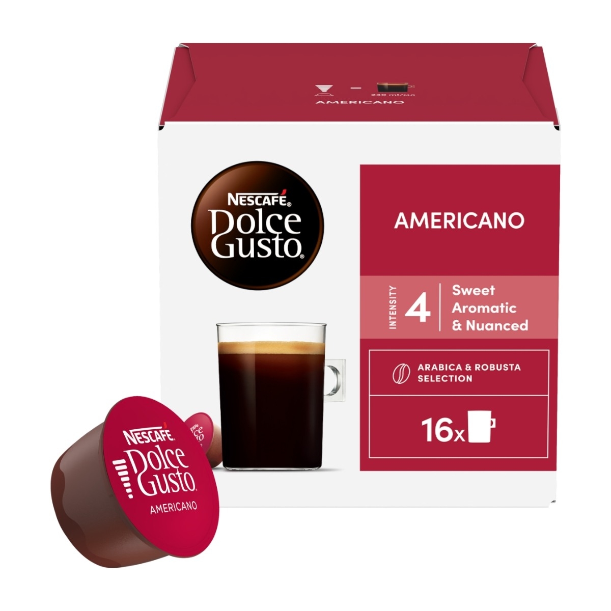 Nescafe Dolce Gusto Americano kaffekapslar 16 st