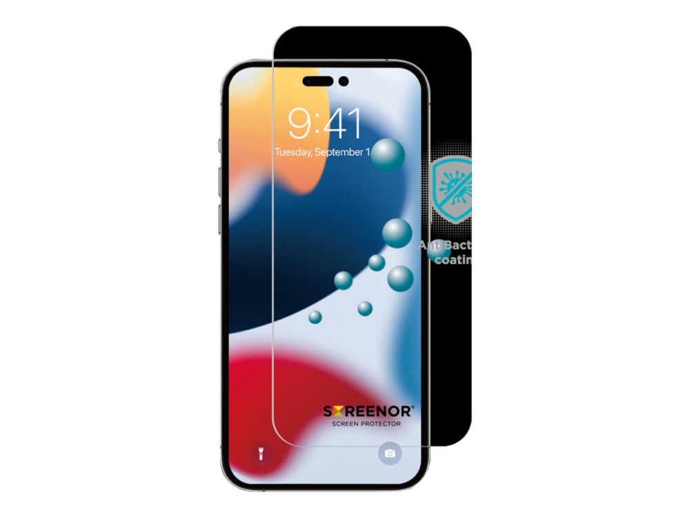 Screenor Premium - Skärmskydd för mobiltelefon - glas - för Apple iPhone 14 Pro Max